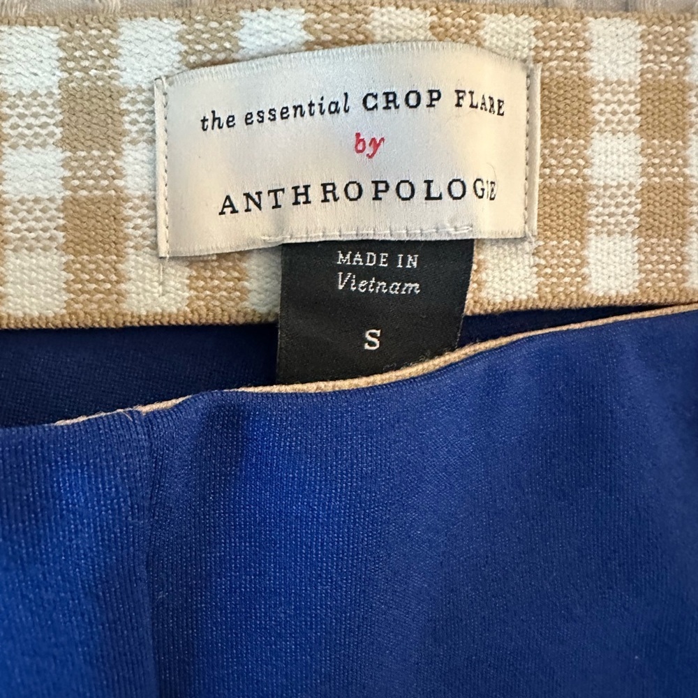 Anthropologie Royal Blue Boot-Cut Pants - Picture 9 of 9